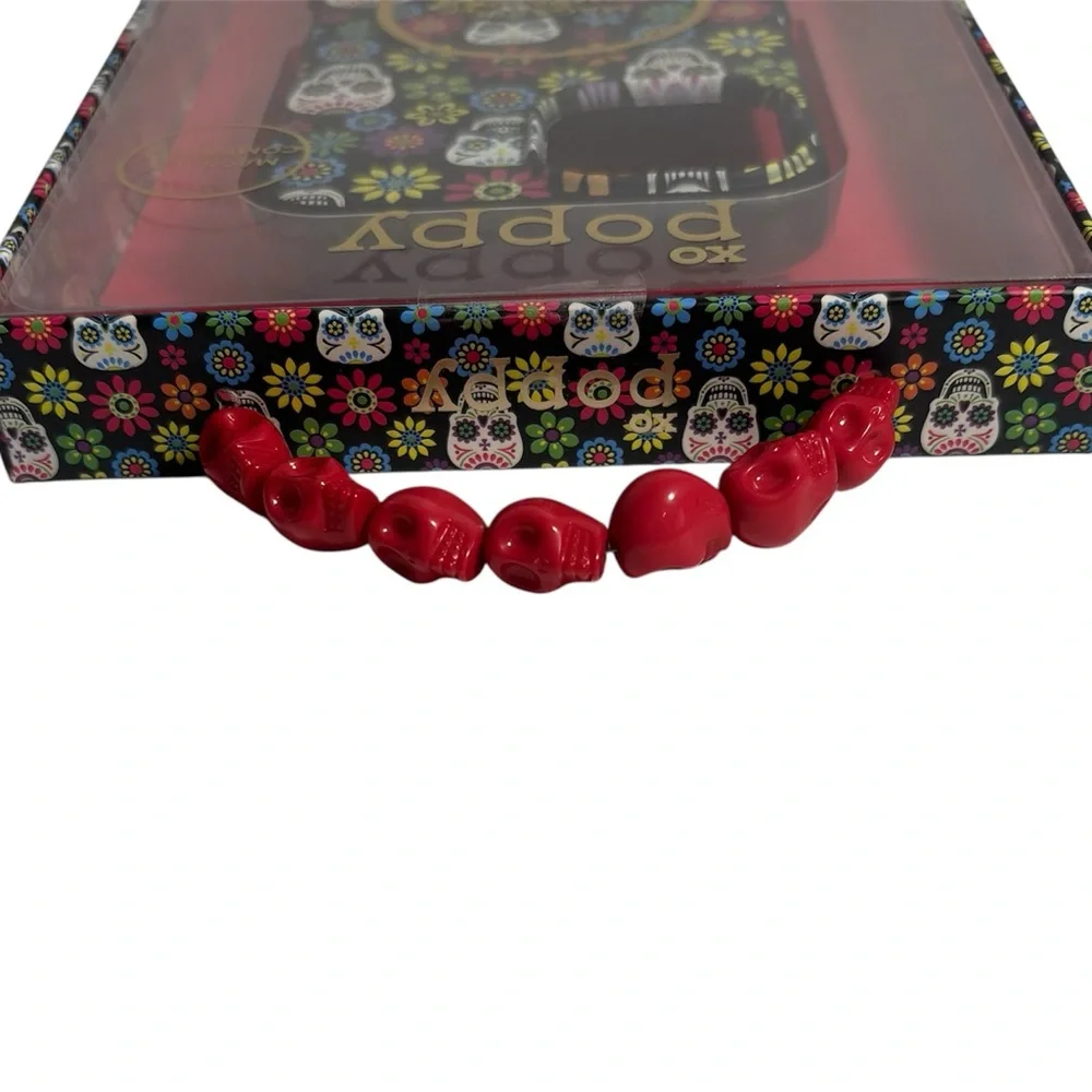 Xo Poppy sugar skull
